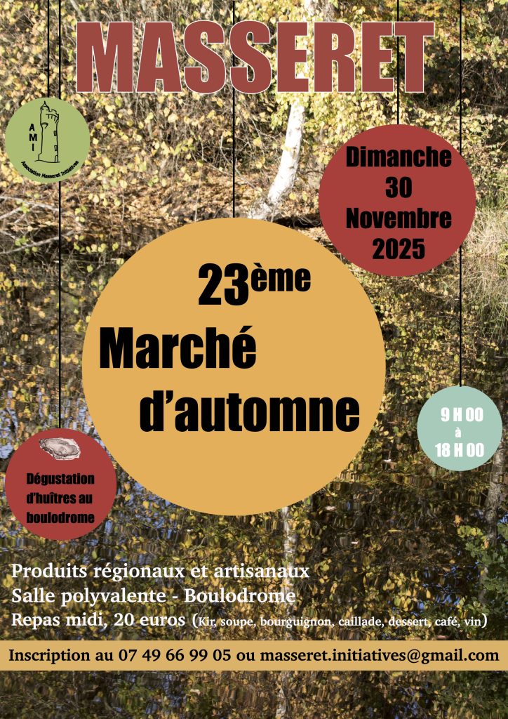 Foire d'Automne de Masseret - 23ème Marché - Novembre 2025
